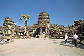 Angkor Wat temple, the fourth enclosure, the west gopura